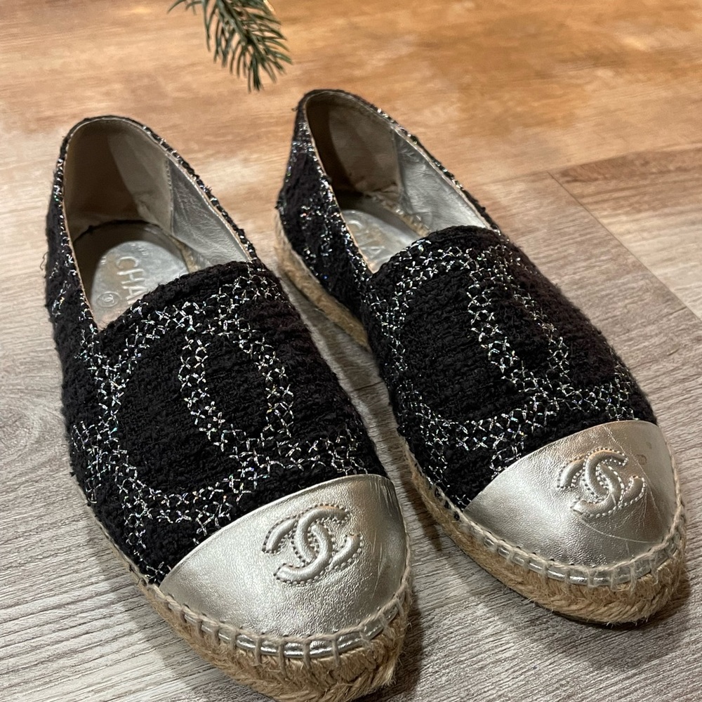 Chanel Espadrille Flats